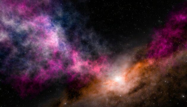 science fiction nebula background ai generated image