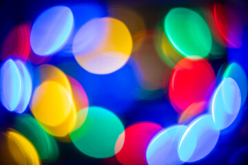 Beautiful colorful abstract background for overlay. Created using the technique of photographing with an old lens.