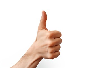 Man Hand Showing Thumbs Up. thumb up