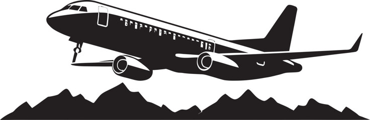 AirVista Vector Logo Elegance in Flight Design SkyMotion Icon Vectorized Airborne Mastery