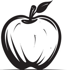 OrchardAura Elegance in Apple Vector Design BlueprintCraft Precision Architect Vector Emblem