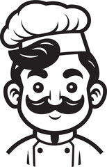 ChefAura Artistic Vectorized Bakery Icon BakeryMark Precision Chef Bakery Vector Symbol