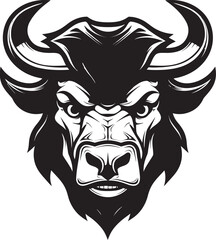 StampedeMark Artistic Bull Vector Logo BullRage Precision Vector Bull Icon