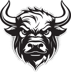 StampedeMark Dynamic Bull Icon BullRage Precision Bull Vector Design