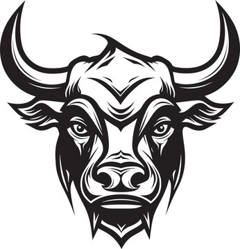 TaurusGraffix Precision Bull Emblem ChargeAura Sleek Bull Vector Logo