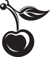 SweetTangAura Precision Cherry Emblem CrimsonHarvestMaster Sleek Vector Cherry Icon