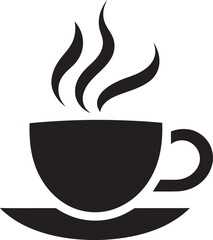 EspressoMaster Sleek Vector Coffee Cup Design BrewMark Elegant Coffee Cup Vector Emblem