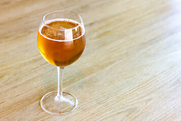 A beer or glass of cold beer