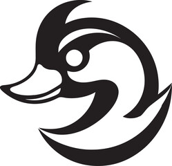 PondPaddleAura Precision Vector Duck Emblem GlideMaster Sleek Duck Symbolization