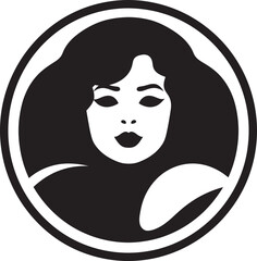 RadiantSelfAura Precision Empowerment Icon EmpowerCurveMark Sleek Body Positive Design