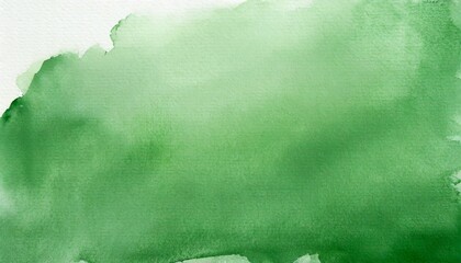 green watercolor background artistic hand paint on background