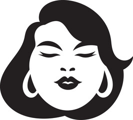 EmpowerCurveMark Precision Empowerment Icon CurvesRise Sleek Woman Empowerment Design