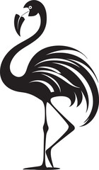 Effortless Majesty Flamingo Logo Vectorized Bold Grace Vector Flamingo Symbolism