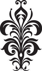 Blossom Reverie Decorative Element Design Floral Melody Vector Logo Icon