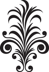 Floral Radiance Decorative Emblem Icon Garden Harmony Floral Vector Emblem