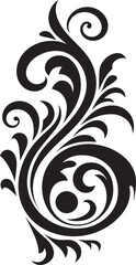 Blossom Brilliance Decorative Element Design Floral Reverie Emblem Icon Logo