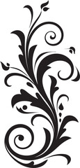 Obraz premium Blossom Melody Floral Element Emblem Floral Brilliance Vector Emblem Design