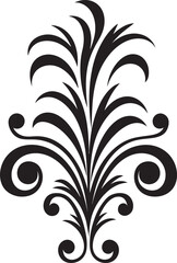 Blossom Reverie Floral Icon Emblem Floral Melody Vector Element Design