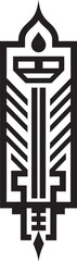 Deco Lines and Angles Logo Design Chromatic Deco Geometry Geometric Vector Logo