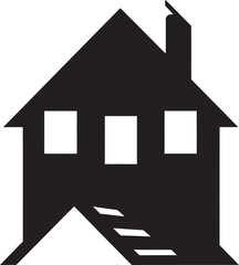 Minimalist Dwelling Essence Logo Design Vector Dynamic Bungalow Vision Bungalow Logo Icon