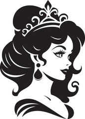 Noble Tiara Illuminated Logo Design Emblem Regal Heiress Unveiled Iconic Logo Design