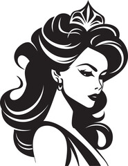 Majestic Grace Unveiled Iconic Emblem Design Royal Aura Illuminated Vector Logo Design