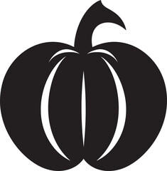 Harvest Glow Pumpkin Logo Vector Icon Autumn Harvest Pumpkin Logo Design