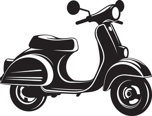 Scooter Express Vector Logo Design Dynamic Scooter Styling Iconic Emblem Design