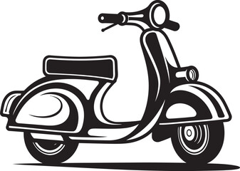 Urban Glide Unleashed Vector Logo Design Scooters Urban Charm Iconic Emblem Design