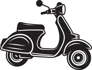 Scooter Sleekness Vector Logo Icon Swift Urban Rollout Logo Iconic Emblem