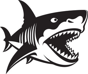 Maritime Supremacy Unveiled Vector Logo Design Sharks Authority Unleashed Iconic Emblem Icon