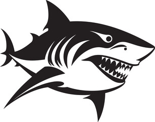 Seafaring Monarch Revealed Iconic Logo Design Predatory Presence Unveiled Logo Vector Icon