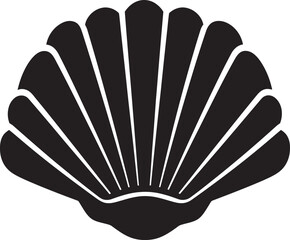 Coastal Chic Unveiled Vector Logo Design Shellfish Serenade Illuminated Iconic Emblem Icon