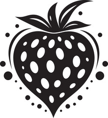 Vivid Vibes Strawberry Logo Fruitful Flavors Strawberry Mark