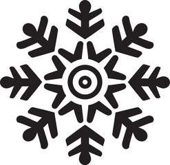 Wintry Sparkle Unveiled Vector Logo Design Snowflakes Aura Unfurled Iconic Emblem Design