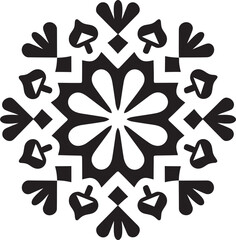 Crystalline Elegance Illuminated Vector Logo Design Snowflakes Radiance Unveiled Iconic Emblem Design