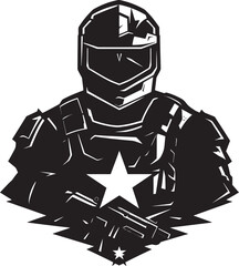 Defenders Fortitude Vector Logo Icon Elite Sentinel Iconic Emblem Design