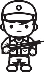 Defenders Resolve Illuminated Iconic Emblem Design Soldiers Vigor Unveiled Logo Vector Design