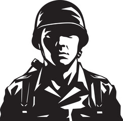 Courageous Sentinel Illuminated Vector Logo Design Defenders Resolve Unveiled Iconic Emblem Design