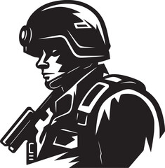 Courageous Warrior Unveiled Iconic Emblem Design Defenders Vigor Unveiled Logo Vector Design