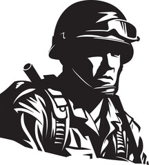 Courageous Warrior Illuminated Iconic Emblem Design Defenders Vigor Unveiled Logo Vector Design