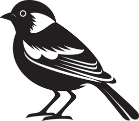 Perched Poetry Sparrow Mark Natures Chirper Sparrow Emblem