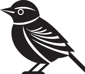 Obraz premium Gentle Guardian Sparrow Symbol Flight Formation Sparrow Logo