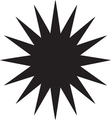 Solar Spark Sun Logo Icon Brilliant Blaze Sun Symbolism