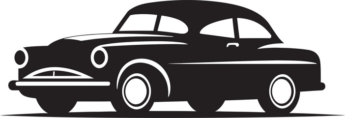 Heritage Horizon Car Logo Design Vintage Vitality Car Emblem Icon