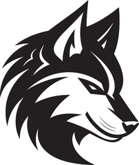 Untamed Vigor Wolf Icon Roaming Royalty Wolf Logo