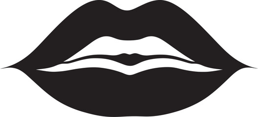 Elegant Kiss Lip Logo Luscious Whisper Female Lips Symbol