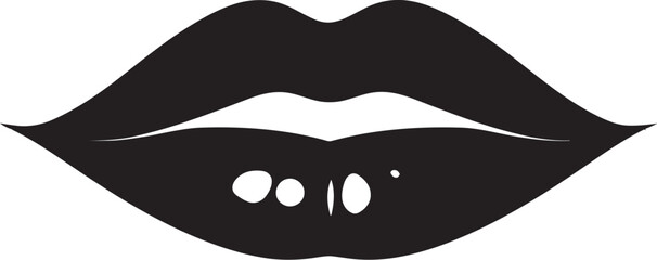 Enchanting Essence Lip Logo Sultry Smile Woman Lips Emblem