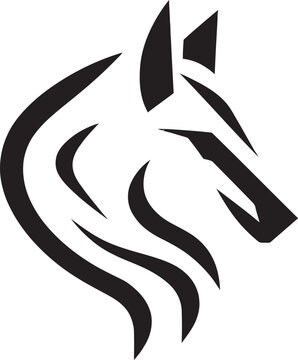 Howling Majesty Wolf Emblem Vigilant Howl Wolf Icon