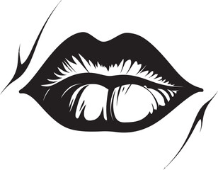 Radiant Rouge Lips Logo Icon Velvet Verve Lipstick Symbolism